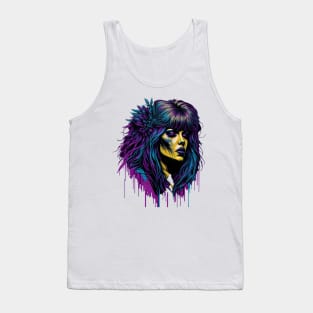 Stevie Nicks 3D splash Art Tank Top